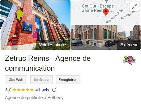 Zetruc | Agence de communication Reims et Troyes | Agence Web - Agence de communication Zetruc à Reims, Troyes et Ajaccio – Stratégie de communication, création de sites Web vitrine et e-commerce, référencement naturel et Adwords (SEO, SEA), gestion des réseaux sociaux, supports print et création de logos professionnels. Contactez-nous dès maintenant pour une consultation gratuite.