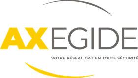 Logo Axegide, marque créée pour GRDF