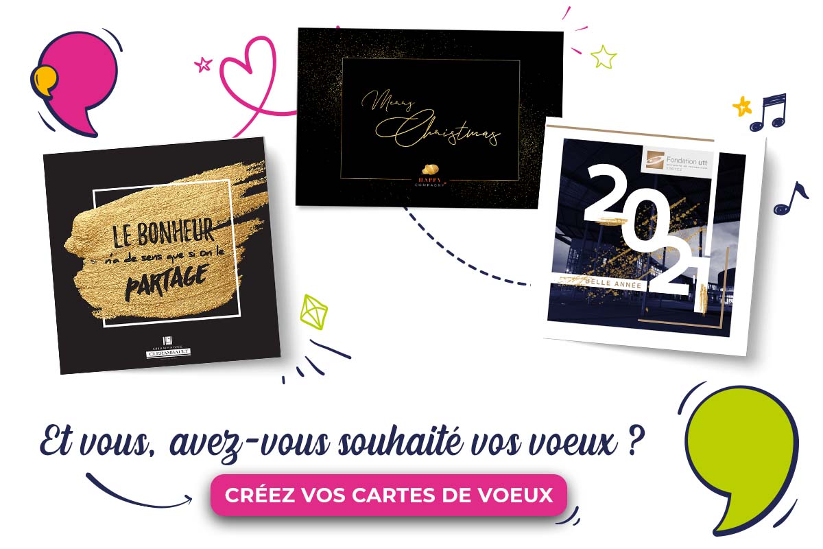 Créez votre carte de vœux 2023