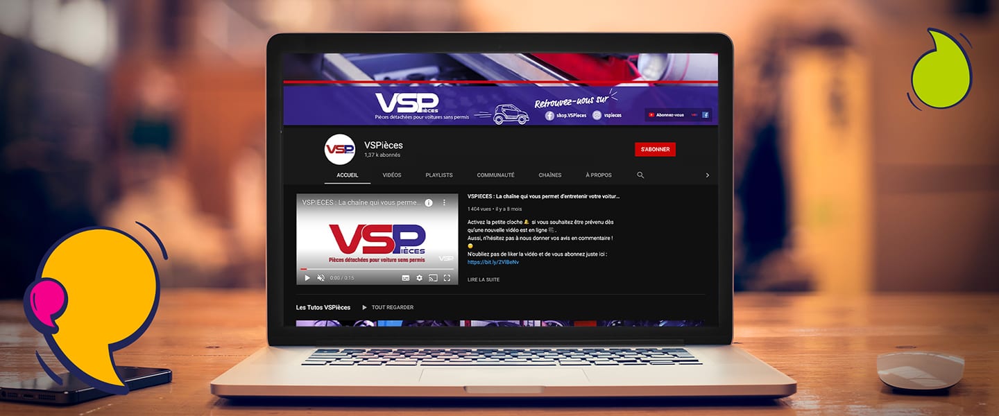 Chaine YouTube VSPièces